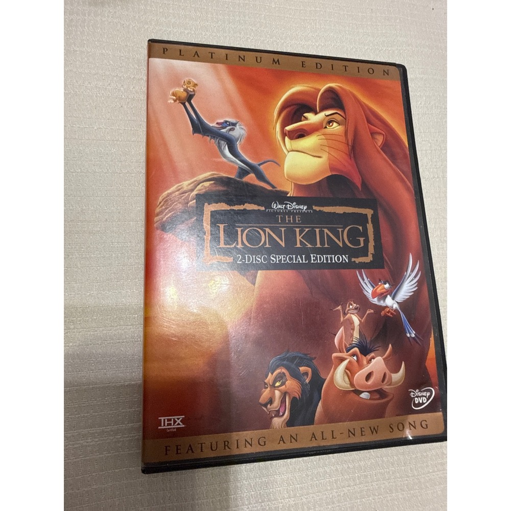 Disney The Lion King DVD Platinum Edition 2-Disc Special Edition Animated Movie